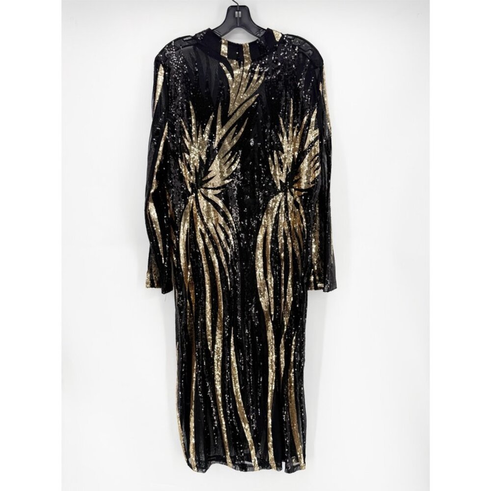 Jainmy Martinez Sheer Sequin Cocktail Dress 4XL - Picture 2 of 8